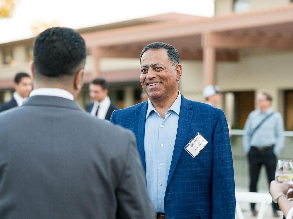 Alumni gathered at the Massoud.