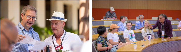 Collage of alumni at Alumni Weekend 2024.