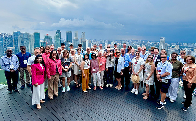 Members of the CMC Community in Singapore for the 2024 Worldmeet.