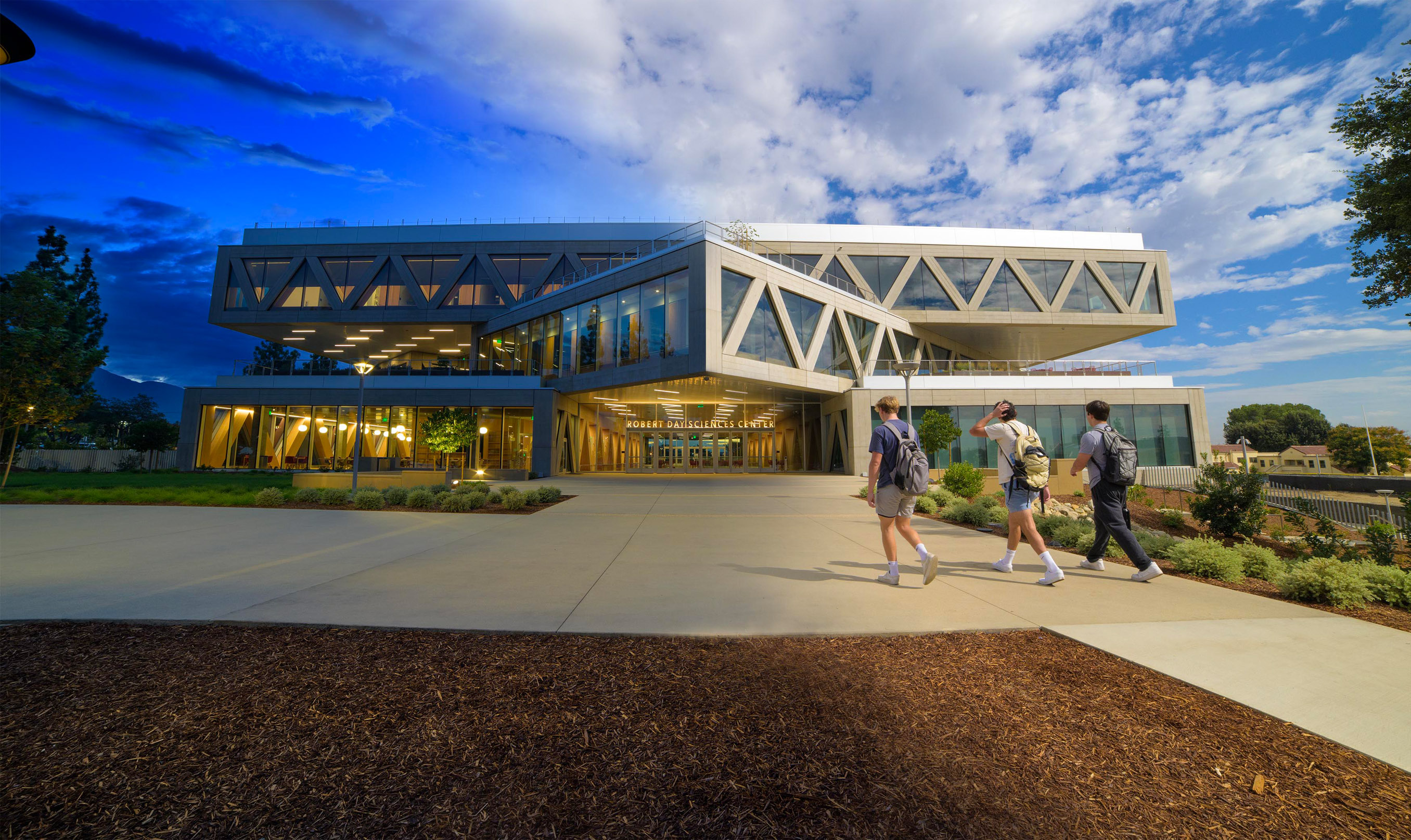 After nearly 3 years or construction, the Robert Day Sciences Center stuns in the day and night.