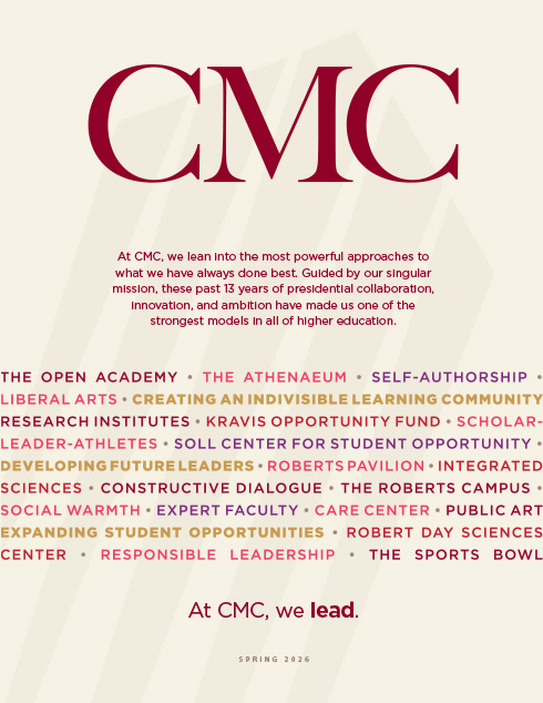 The Spring 2026 CMC Magazine cover.
