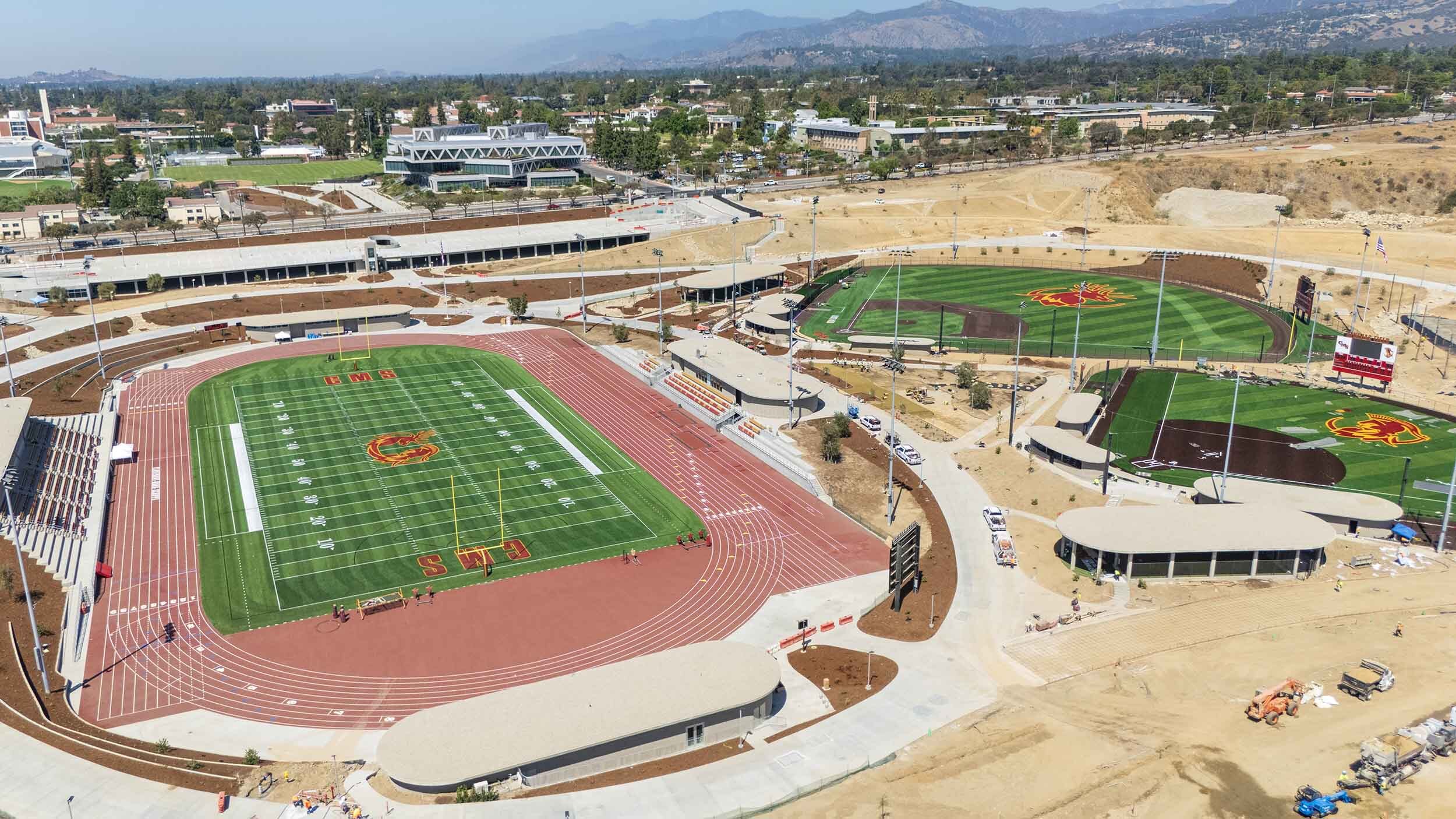 Overview shot of the Sports Bowl at the Roberts Campus