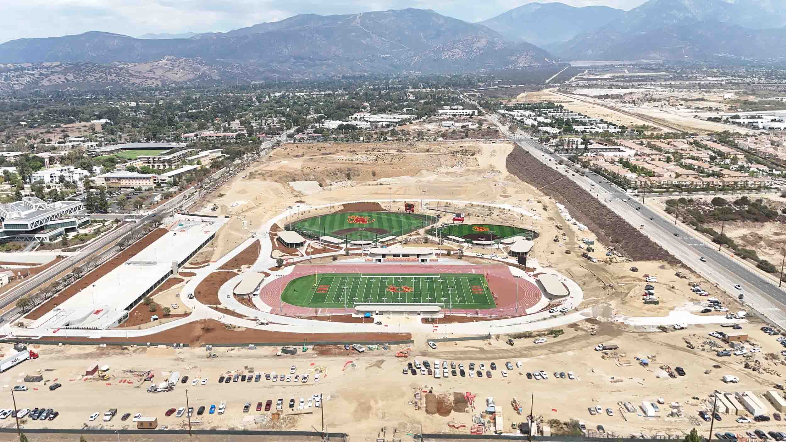 Overview shot of the Sports Bowl at the Roberts Campus