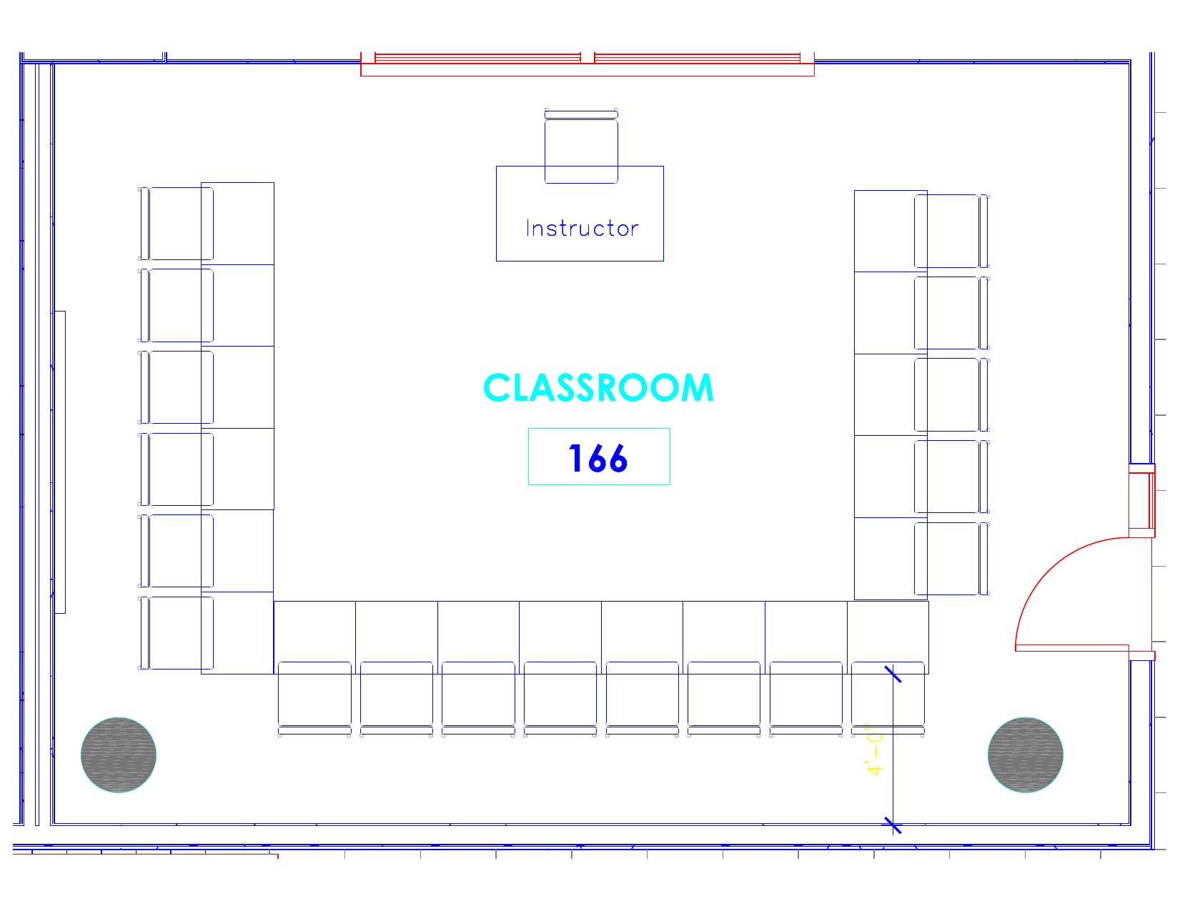 Seating chart of Kravis Center 166