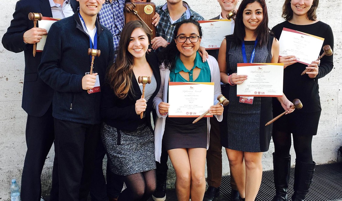 CMC 2016 World Model United Nations team