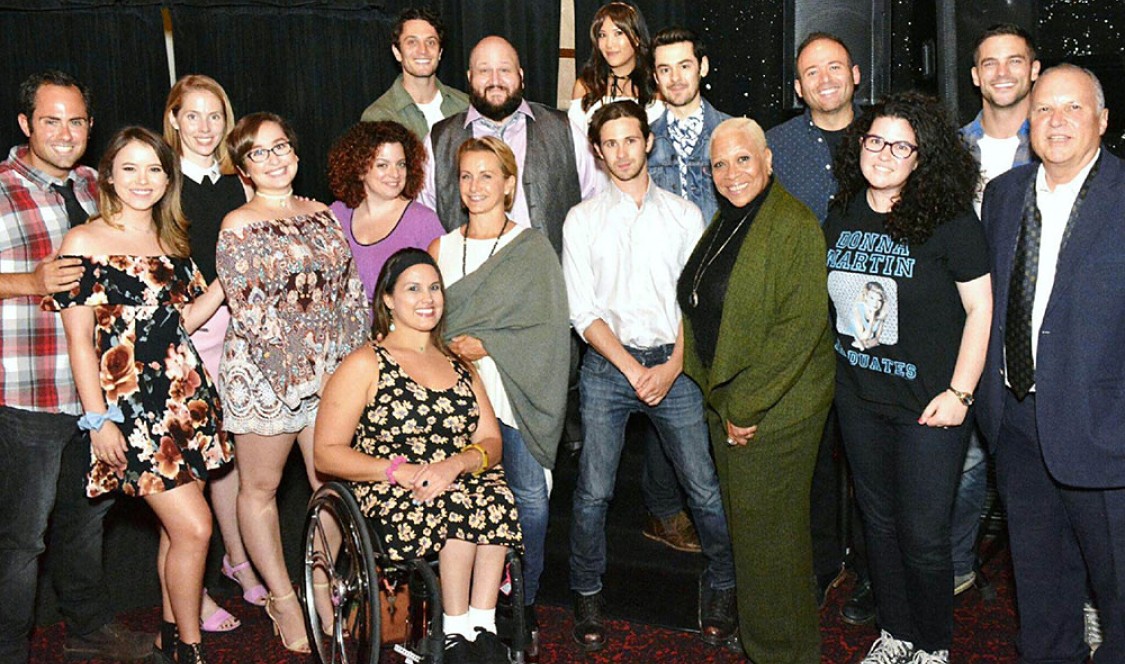 The cast and crew of the &quot;Donna Martin Graduates&quot; live read.