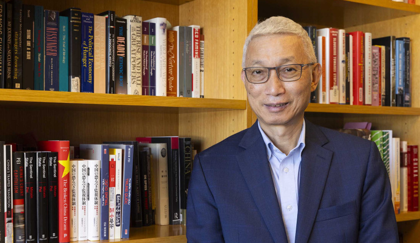 Prof. Minxin Pei in office