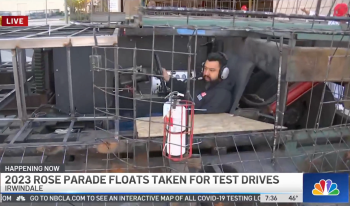 KTLA coverage of CMC's float test drive.