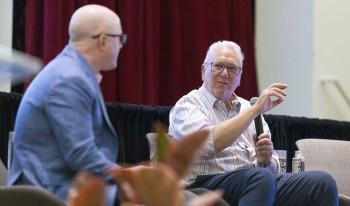 Prof. David Day speaking at conference