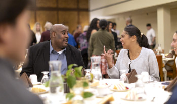 Prof. Fortner and student at the Ath