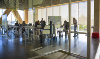 Students working in RDSC