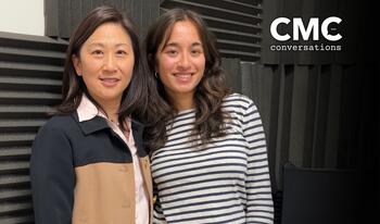 Prof. Esther Chung-Kim and Parishi Kanuga '26