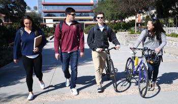 Students on campus