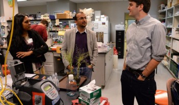 Aref Hosseini visiting Keck