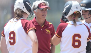 Betsy Hipple, head coach of the CMS softball team
