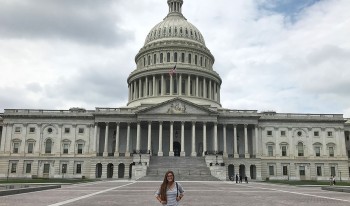 Chloe Amarilla at the U.S. Capitol