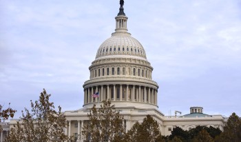 View of the United States Capitol Building in DC