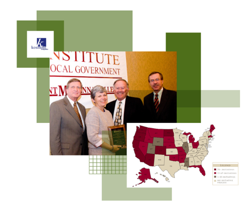 Collage of milestones from the 2000s, including trustees celebrating the 30th anniversary.