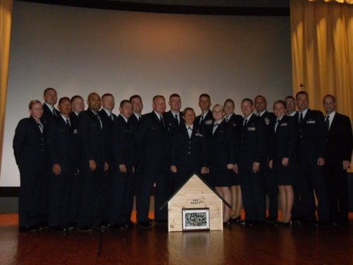 Kendra Henderson '09 at her Goodfellow Graduation