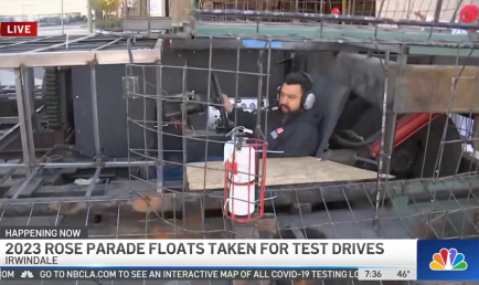 KTLA coverage of CMC's float test drive.