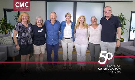 Members of first co-ed Class of 1980