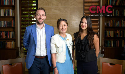 CMC Conversations with Miles Bird ’12, Stella Ho ’97, and Lena Ciganer-Albeniz ’29