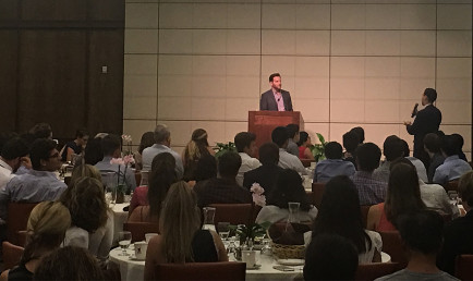 Dave Rubin speaks at the Ath