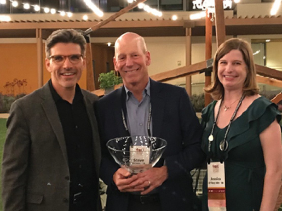 Steve Strauss, Hiram Chodosh and Jessica (O'Hare) Witt